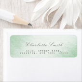 De duidelijke Groene Etiketten van het Adres van d (Insitu)