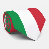 De Duidelijke Vlag van Italië Stropdas (Opgerold)