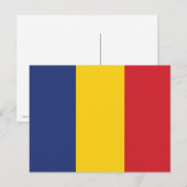 De Duidelijke Vlag van Roemenië Briefkaart (Voorkant / Achterkant)