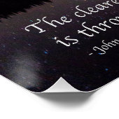 'De duidelijkste weg naar het universum' citeert J Perfect Poster (Hoek)