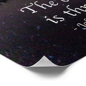 'De duidelijkste weg naar het universum' J Muir ci Poster (Hoek)