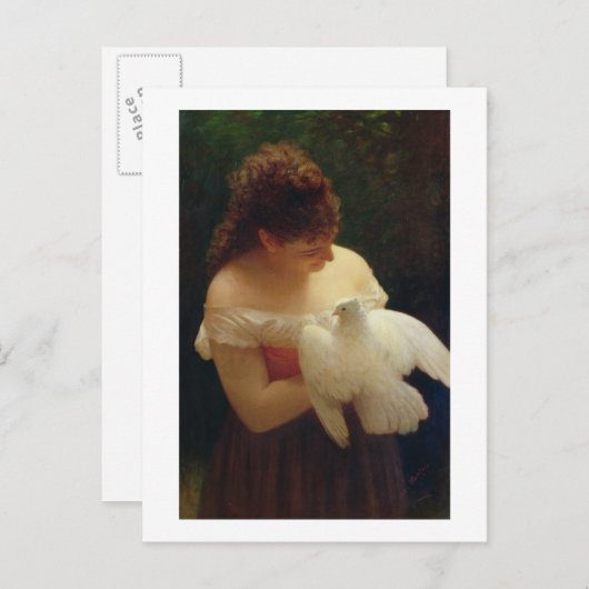 De duif briefkaart (Voorkant / Achterkant)