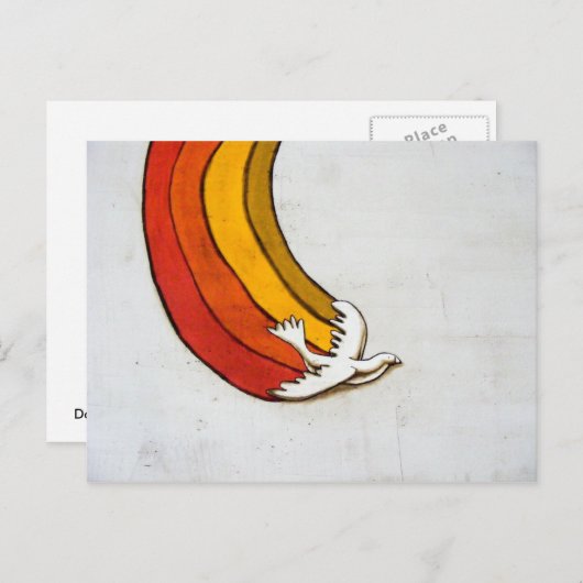 De duif briefkaart (Voorkant / Achterkant)