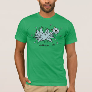De duif Freak uit Mannen Green T-Shirt
