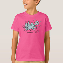 De duif Freakout Kinder roze T-shirt
