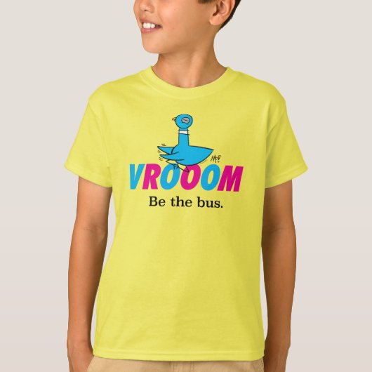 De duif is Kinder geel T-shirt (Voorkant)