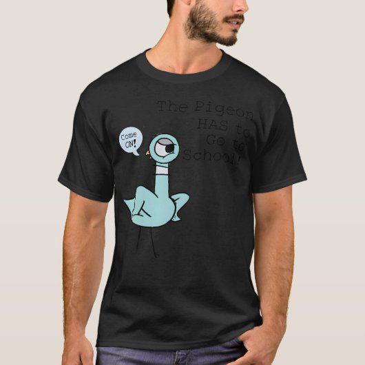 De duif moet naar Kinder T - shirts (Voorkant)