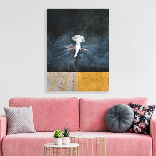 De Duif, No 5 | Hilma af Klint Canvas Afdruk (Insitu (Woonkamer))