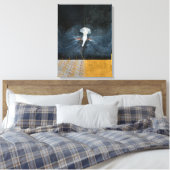 De Duif, No 5 | Hilma af Klint Canvas Afdruk (Insitu (Slaapkamer))