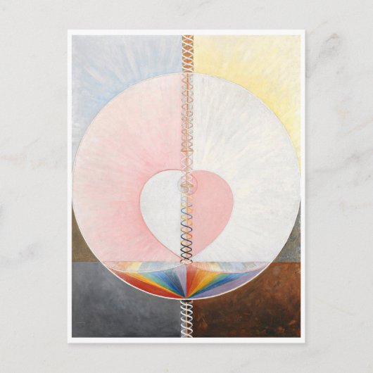 De Duif, nr. 1, Hilma af Klint Briefkaart (Voorkant)
