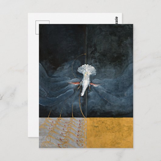 De duif, nr. 5 | Hilma af Klint Briefkaart (Voorkant / Achterkant)