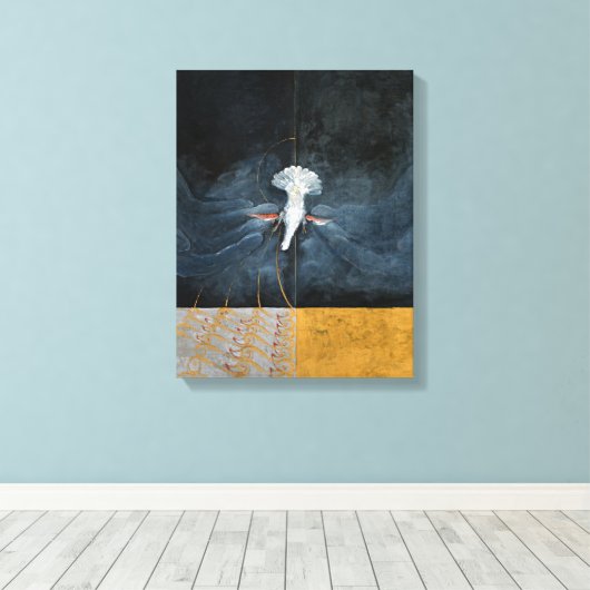 De duif, nr. 5 | Hilma af Klint Canvas Afdruk (Insitu (Houten vloer))