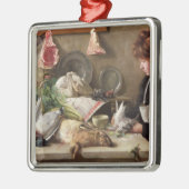 De duif plukken metalen ornament (Links)