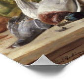 De duif plukken poster (Hoek)