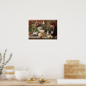 De duif plukken poster (Keuken)