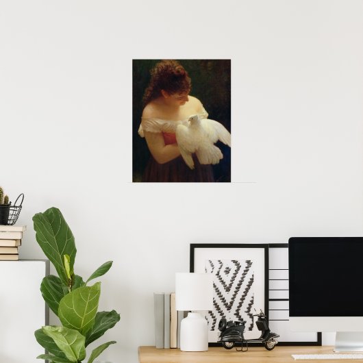 De duif poster (Thuiskantoor)