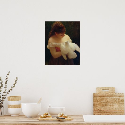 De duif poster (Keuken)
