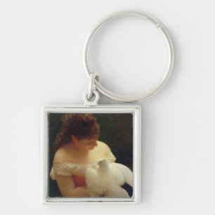De duif sleutelhanger