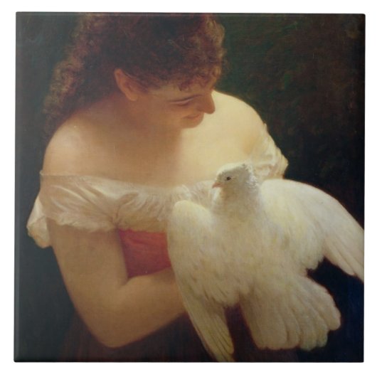 De duif tegeltje (Voorkant)