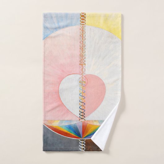 De duif van Hilma af Klint Bad Handdoek (Handdoek)