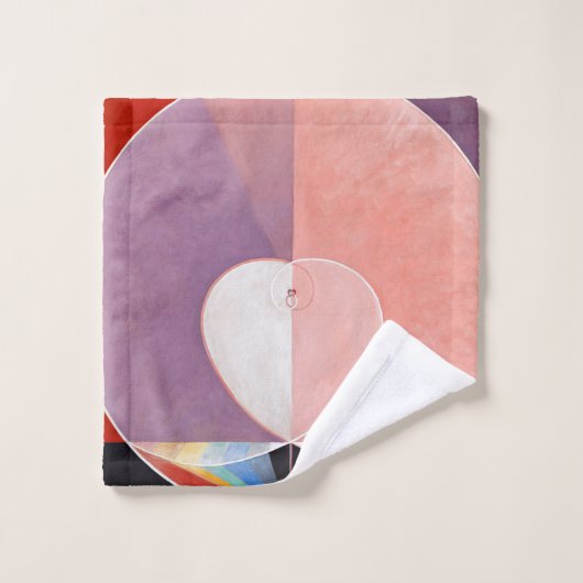 De duif van Hilma af Klint Bad Handdoek (Wasdoekje)