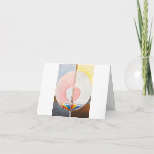 De duif van Hilma af Klint Bedankkaart (Voorkant)