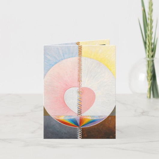De duif van Hilma af Klint Bedankkaart (Voorkant)