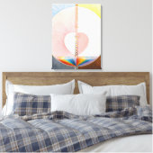 De duif van Hilma af Klint Canvas Afdruk (Insitu (Slaapkamer))