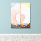 De duif van Hilma af Klint Canvas Afdruk (Insitu (Houten vloer))