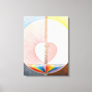 De duif van Hilma af Klint Canvas Afdruk