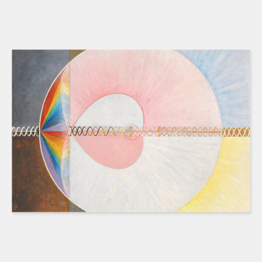De duif van Hilma af Klint Inpakpapier Vel (Voorkant 2)
