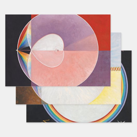 De duif van Hilma af Klint Inpakpapier Vel (Set)