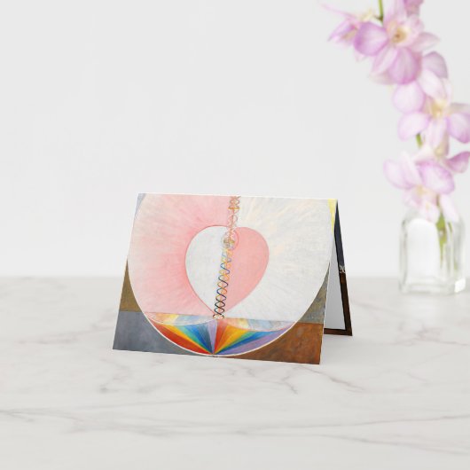 De duif van Hilma af Klint Kaart (Orchidee)