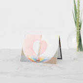 De duif van Hilma af Klint Kaart (Achterkant)