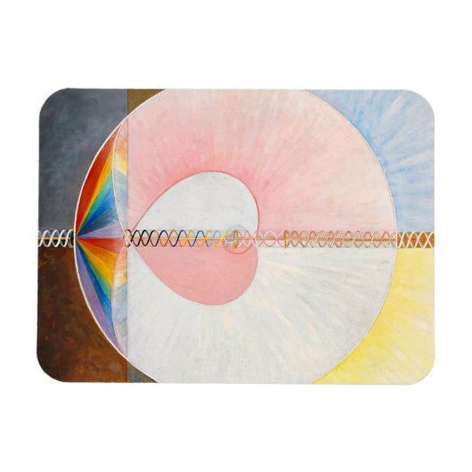 De duif van Hilma af Klint Magneet (Horizontaal)