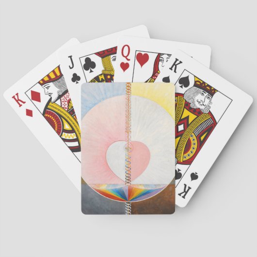 De duif van Hilma af Klint Pokerkaarten (Achterkant)