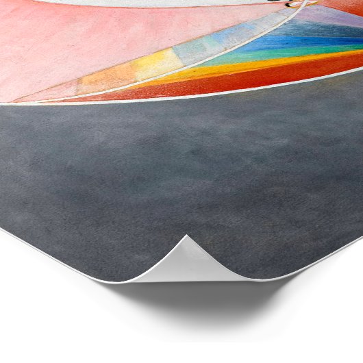 De duif van Hilma af Klint Poster (Hoek)