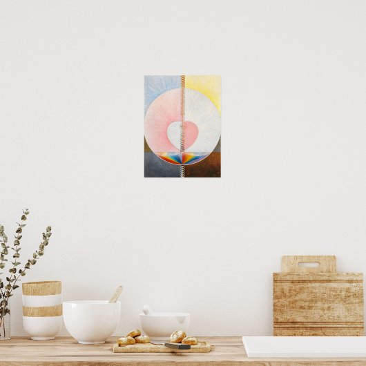 De duif van Hilma af Klint Poster (Keuken)