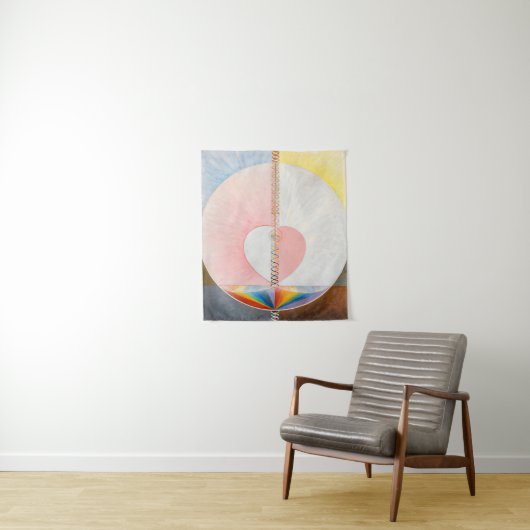 De duif van Hilma af Klint Wandkleed (In situ)