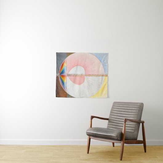 De duif van Hilma af Klint Wandkleed (In Situ (horizontaal))