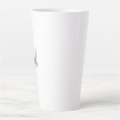De Duif van vrede Latte Mok (Voorkant)