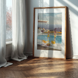 De duik nemen: een  Californische droom Poster