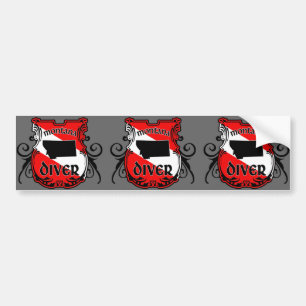 De Duiker van Montana Bumpersticker