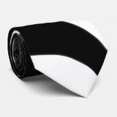 De duikers: Abstract zwart en wit Stropdas (Opgerold)