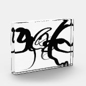 De duikers: Abstract Zwart & Wit Fotoblokken (Links)