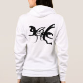 De duikers: Abstract Zwart & Wit Hoodie (Achterkant)