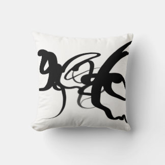 De duikers: Abstract Zwart & Wit Kussen