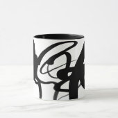 De duikers: Abstract Zwart & Wit Mok (Midden)