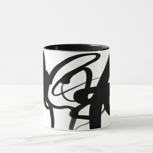 De duikers: Abstract Zwart & Wit Mok (Midden)