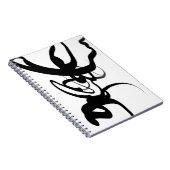 De duikers: Abstract zwart-wit Notitieboek (Rechterzijde)